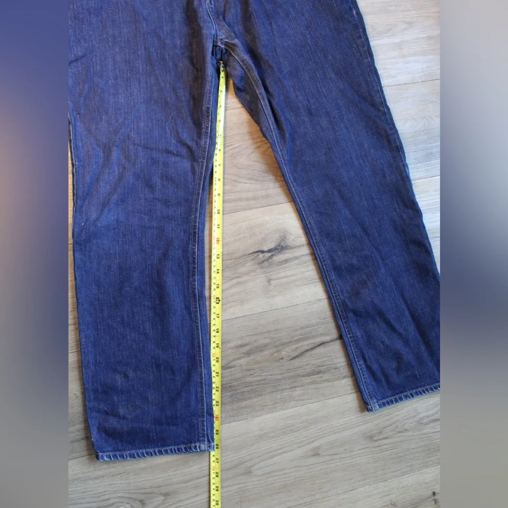 Hart Schaffner Marx Men’s Jeans Dark Indigo Straight Leg Denim Size 36x30 - Picture 6 of 8